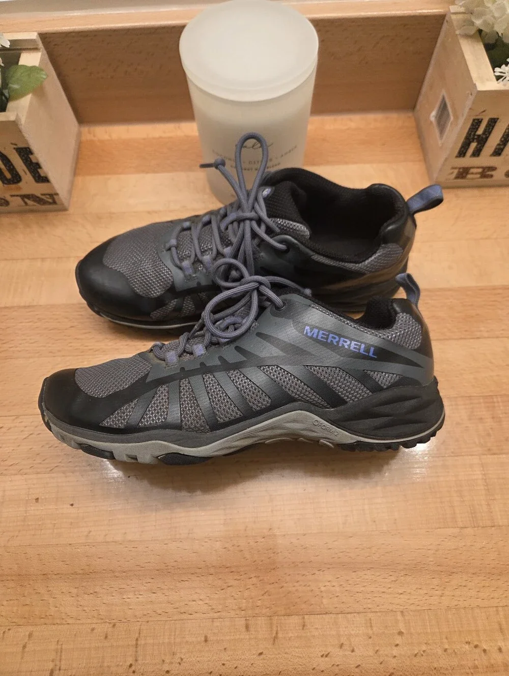 Merrell Siren Edge Q2 Women's Outdoor Hiking Shoes Black/Gray Size 8